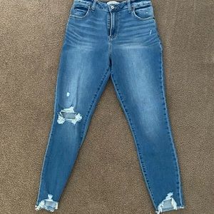 Abercrombie curve love super skinny high rise jeans